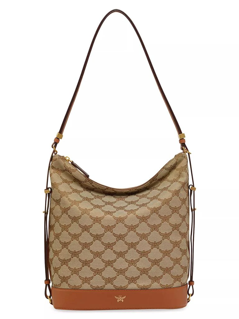 商品MCM|Large Lauretos Jacquard Hobo Bag,价格¥6670,第1张图片