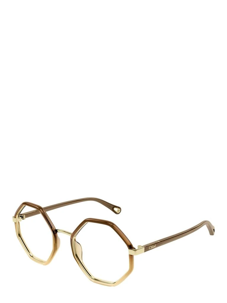 商品Chloé|Chloé Eyewear Hexagon Frame Glasses,价格¥2395,第2张图片详细描述