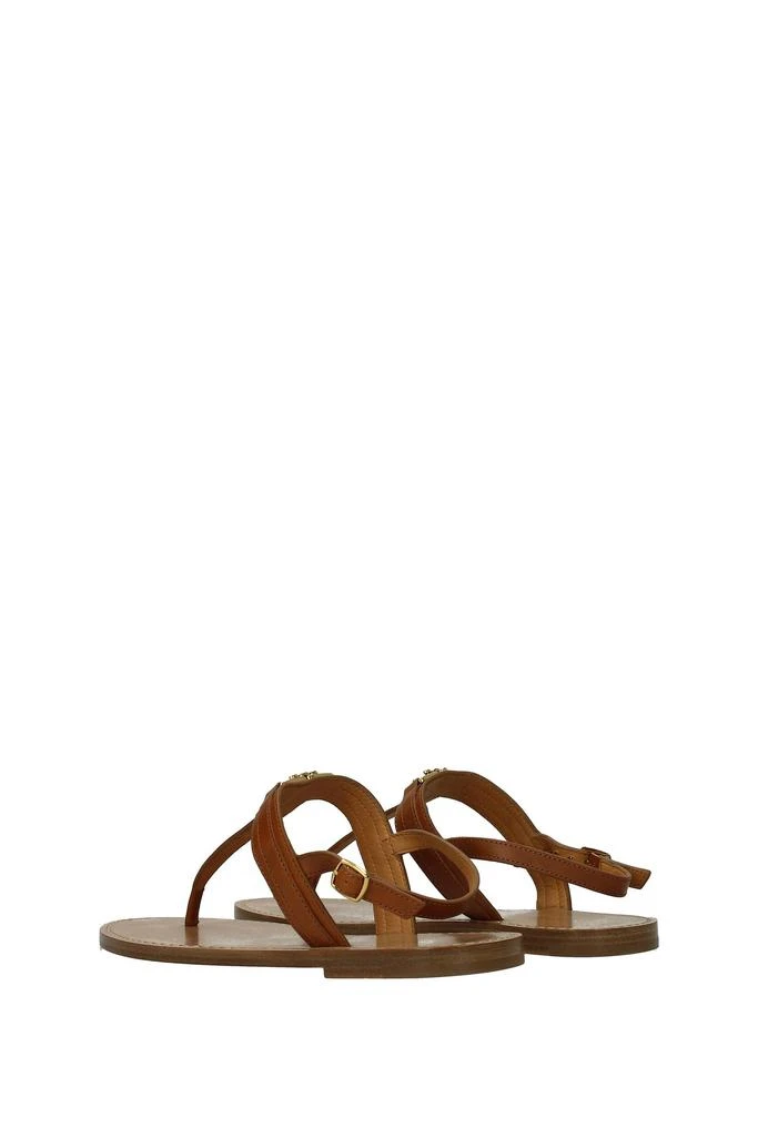 商品Celine|Sandals Leather Brown Tan,价格¥2082,第4张图片详细描述