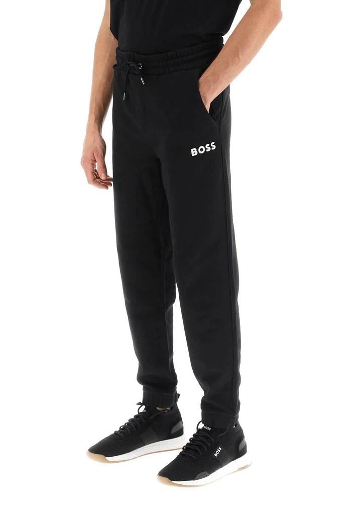 商品Hugo Boss|RUBBERIZED LOGO PRINT JOGGER PANTS,价格¥481,第4张图片详细描述