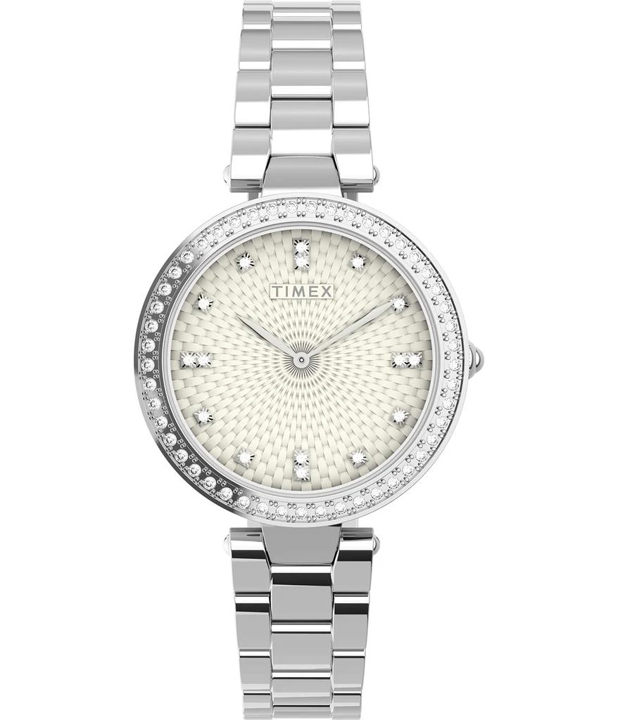 商品Timex|32 mm Adorn Crystal Bezel 3-Hand Bracelet Watch,价格¥893,第1张图片