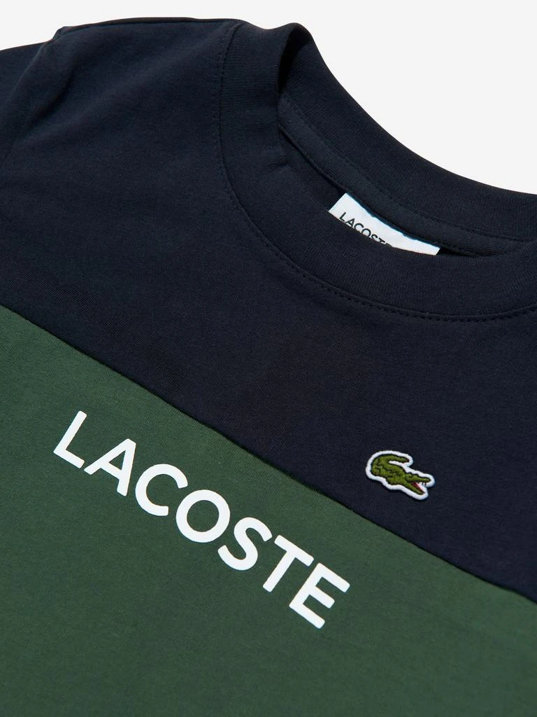 商品Lacoste|Lacoste Kids Colourblock T-Shirt in Navy,价格¥206,第3张图片详细描述