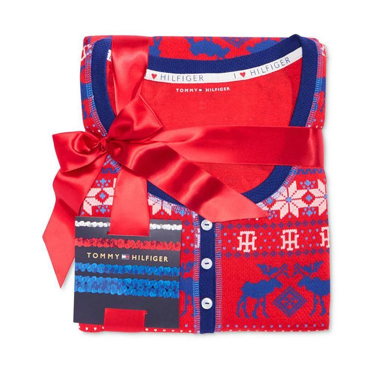 商品Tommy Hilfiger|Vintage Thermal Pajama Set,价格¥253,第2张图片详细描述
