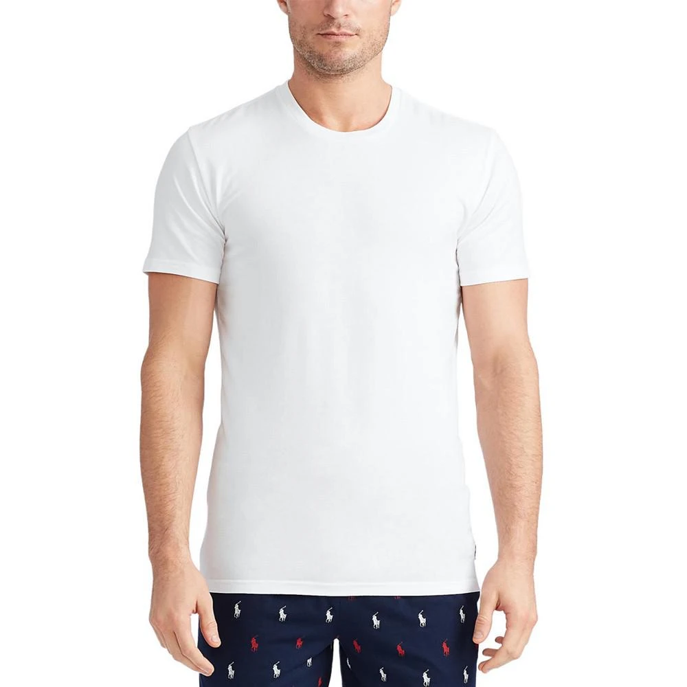 商品Ralph Lauren|Men's 4D Flex Lux Cotton Crewneck Undershirt 3-Pack,价格¥271,第2张图片详细描述