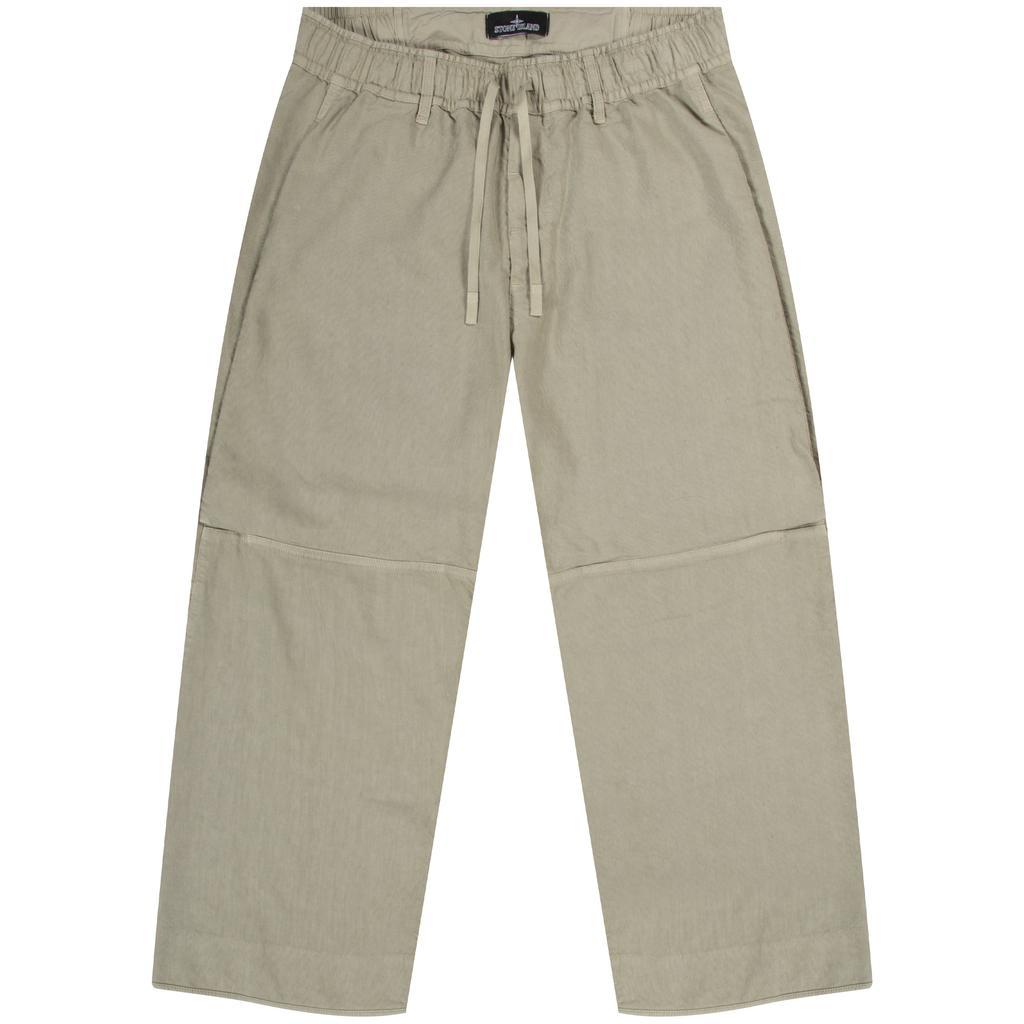 商品Stone Island|Stone Island Shadow Project 'Workwear' Wide Linen Trouser Sabia,价格¥5625,第1张图片