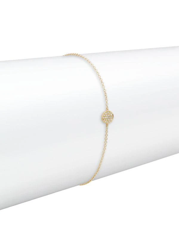 商品Saks Fifth Avenue|14K Yellow Gold & Diamond Bracelet,价格¥1265,第1张图片