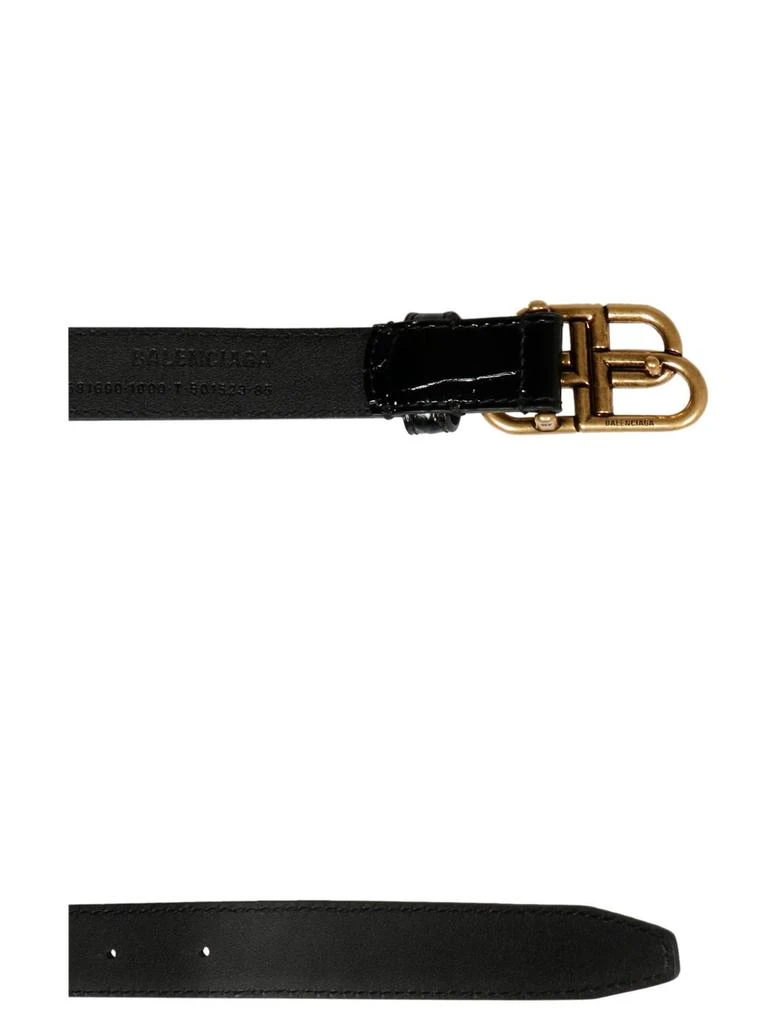 商品Balenciaga|Balenciaga BB Embossed Thin Belt,价格¥2306,第2张图片详细描述