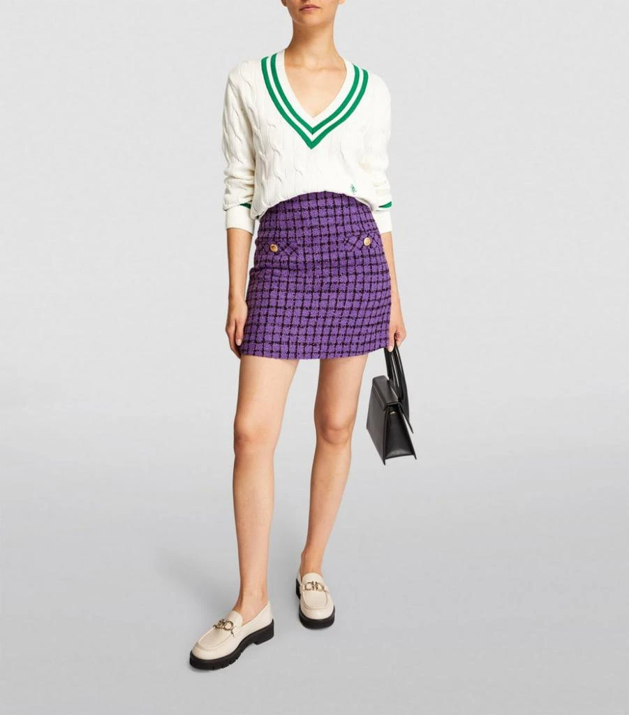 商品Sandro|Check Mini Skirt,价格¥1361,第2张图片详细描述