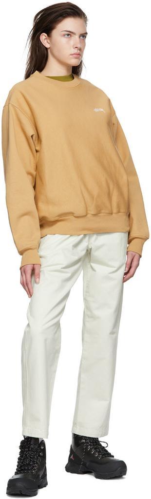 商品STUSSY|Tan Cotton Sweatshirt,价格¥973,第6张图片详细描述