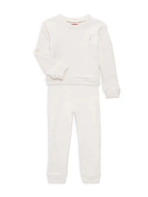 商品Juicy Couture|Girl's 2-Piece Bouclé Sweatshirt & Joggers Set,价格¥280,第1张图片