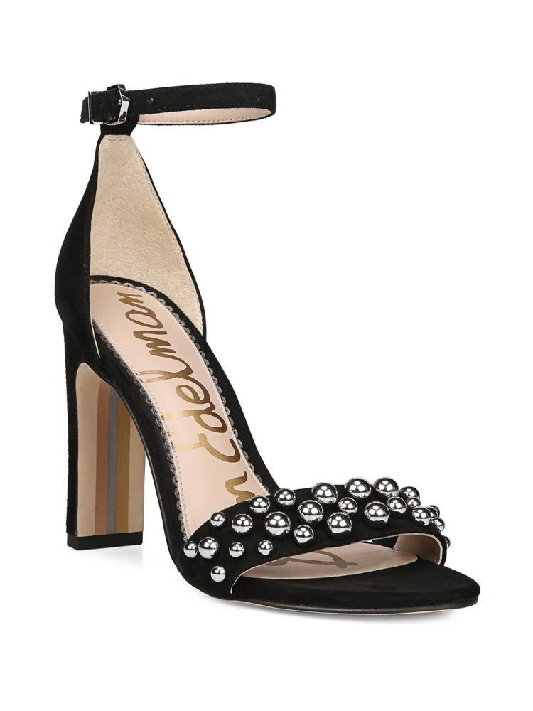 商品Sam Edelman|Yoshi Studded Suede Heels,价格¥635,第1张图片