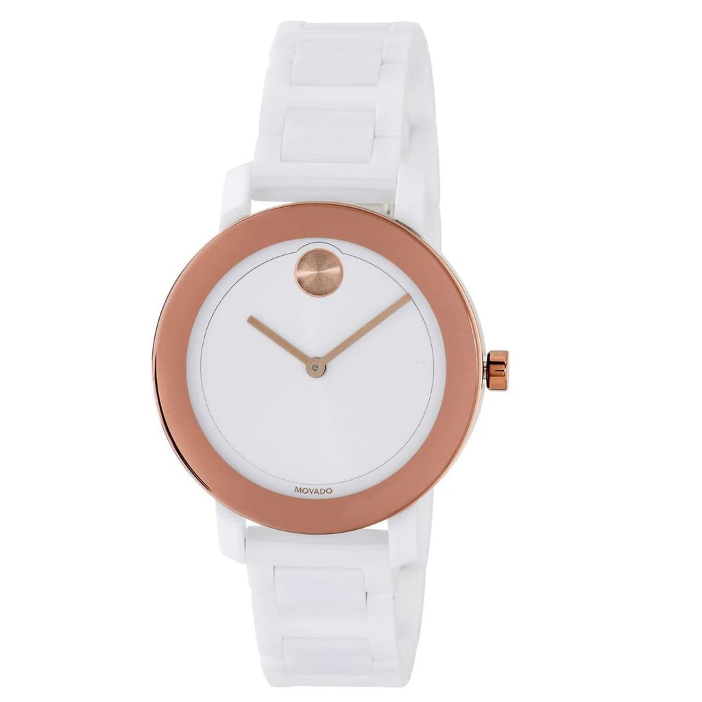 商品Movado|Movado Bold Evolution Ceramic Quartz Women's Watch 3600753,价格¥1711,第1张图片