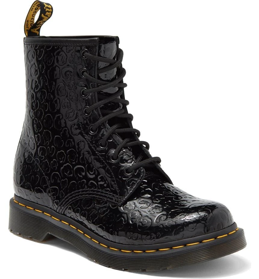 商品Dr. Martens|1460 Patent Leopard Embossed Boot,价格¥826,第1张图片