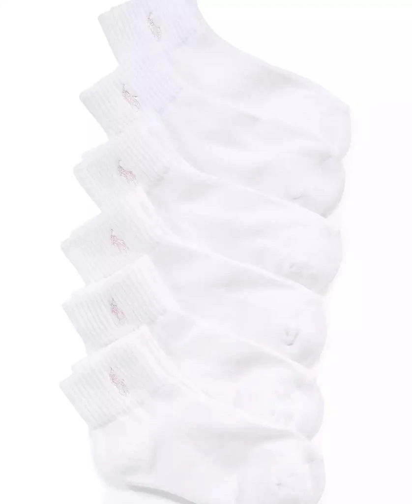 商品Ralph Lauren|Polo Low-Cut Socks 6 Pack, Little Girls & Big Girls,价格¥88,第1张图片