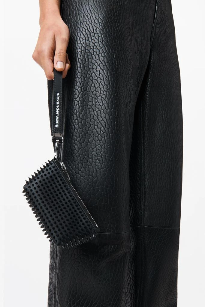 商品Alexander Wang|coin purse in rubberized spikes,价格¥1133,第3张图片详细描述