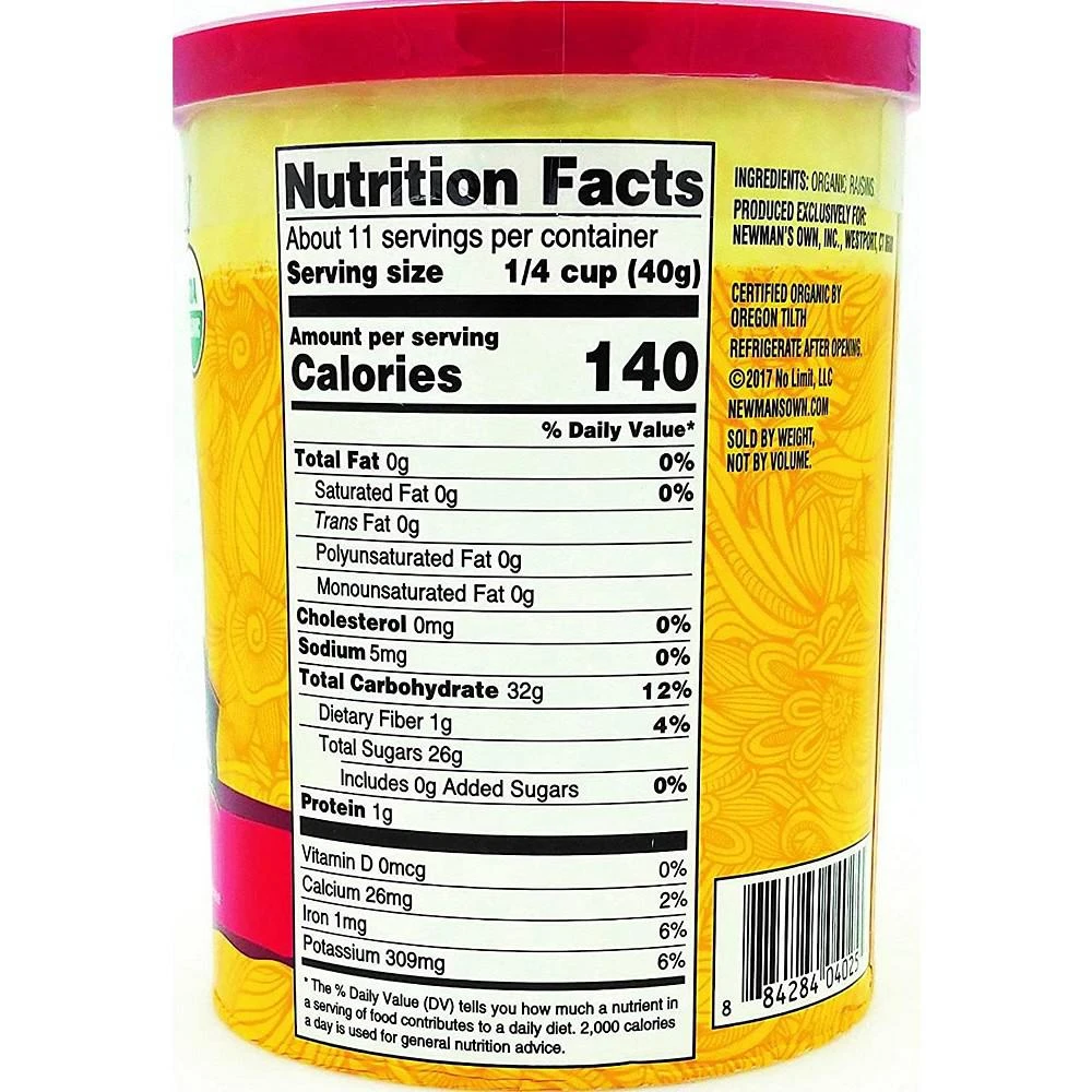 商品Newman's Own Organics|- Raisins - Case of 12 - 15 oz.,价格¥1209,第2张图片详细描述