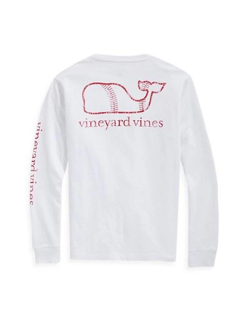 商品Vineyard Vines|Little Boy's &amp; Boy's Long-Sleeve Logo T-Shirt,价格¥243,第3张图片详细描述