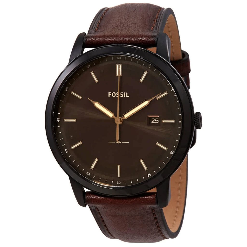 商品Fossil|The Minimalist Solar-powered Black Dial Men's Watch FS5841,价格¥603,第1张图片