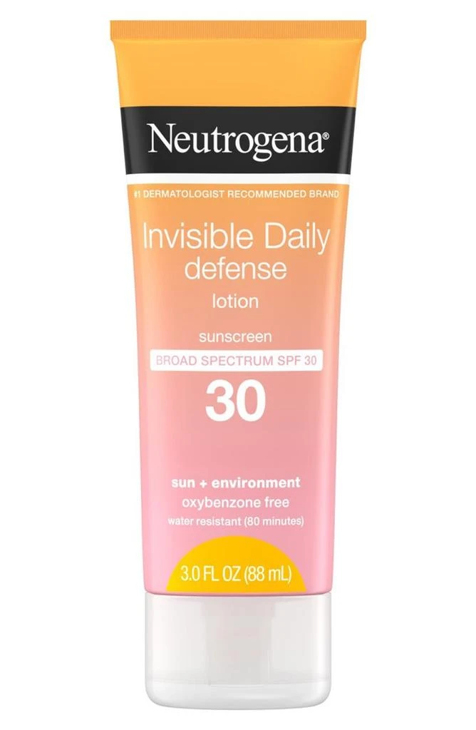 商品Neutrogena|Invisible Daily Defense SPF 30 Sunscreen Lotion,价格¥134,第4张图片详细描述