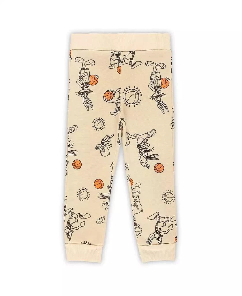 商品Children's Apparel Network|Toddler Boys and Girls Navy, Tan Space Jam Pullover Hoodie and Joggers Set,价格¥165,第2张图片详细描述