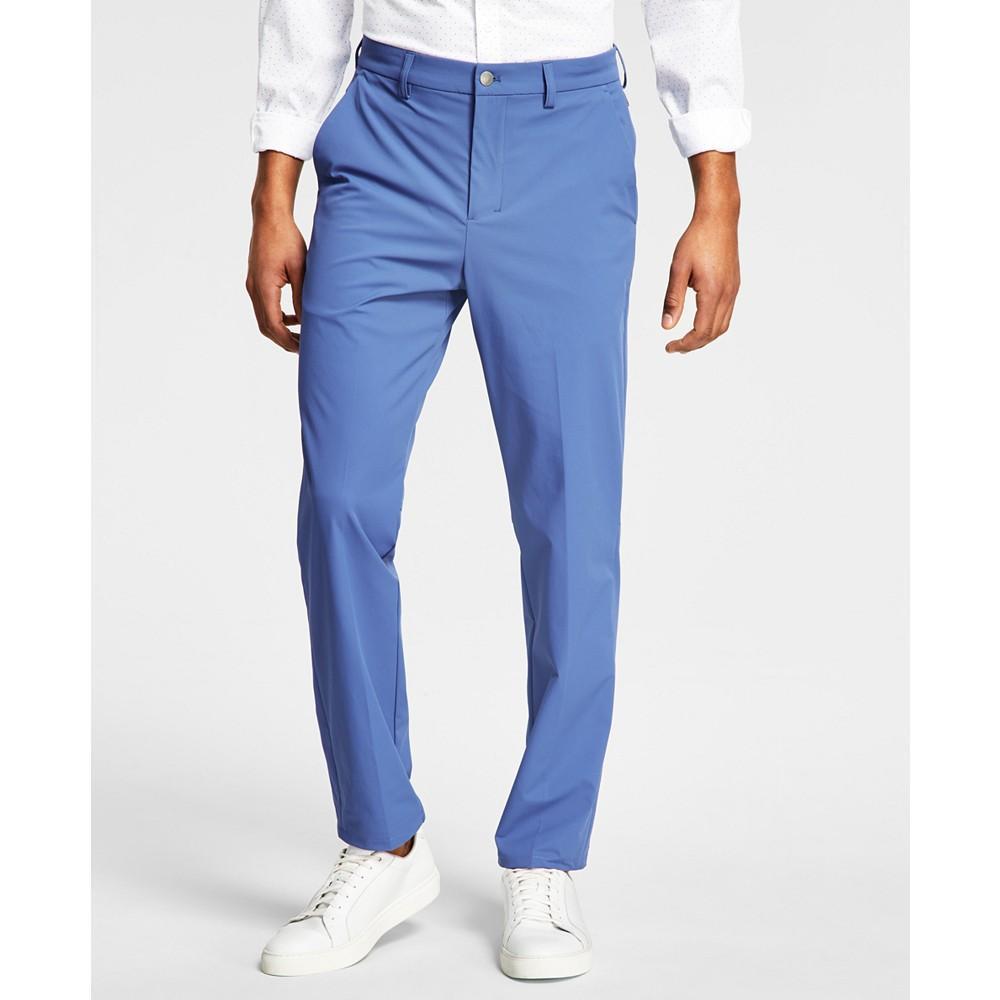 商品Calvin Klein|Men's Slim Fit Tech Solid Performance Pants,价格¥284,第1张图片
