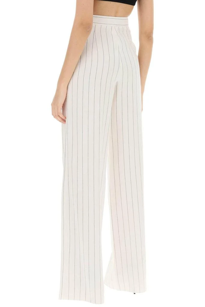 商品Max Mara|'MARATEA' PINSTRIPE LINEN COTTON TROUSERS,价格¥796,第4张图片详细描述