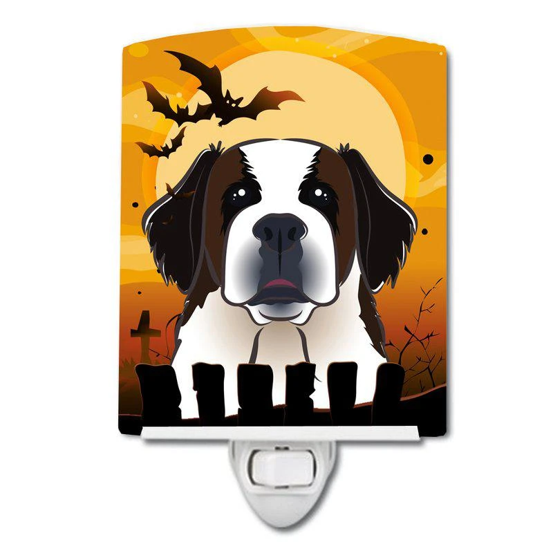 商品Caroline's Treasures|Halloween Saint Bernard Ceramic Night Light,价格¥204,第1张图片