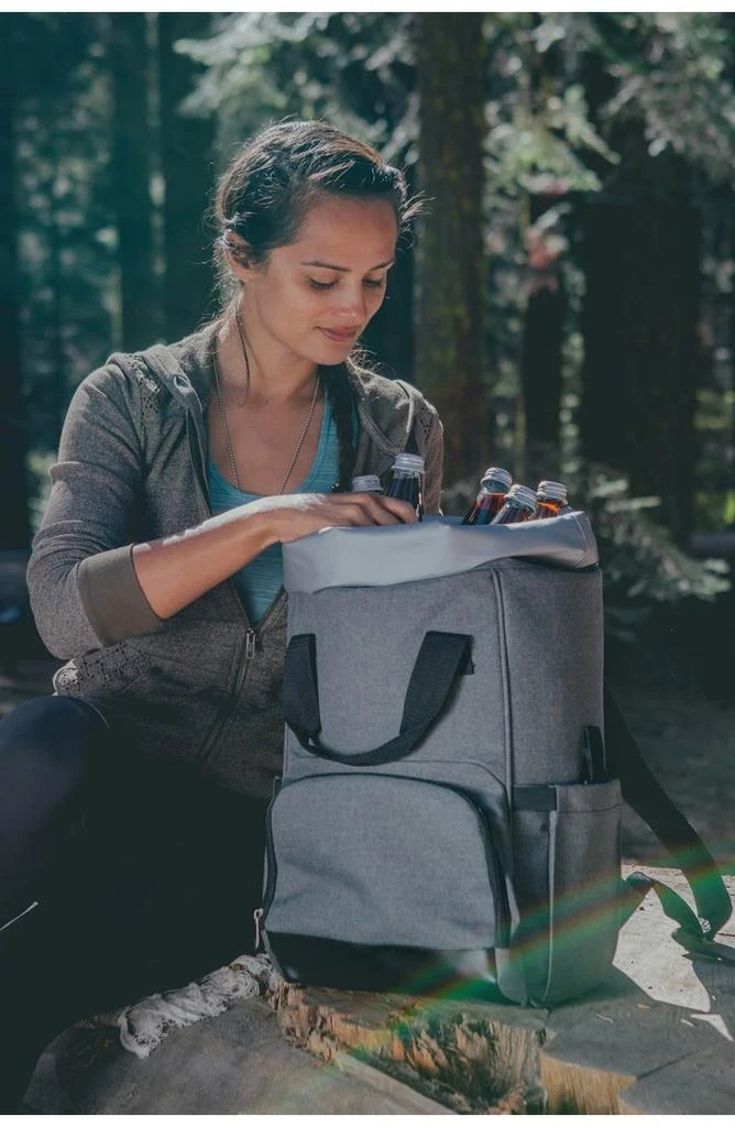 商品Picnic Time|On The Go Roll-Top Cooler Backpack,价格¥309,第5张图片详细描述