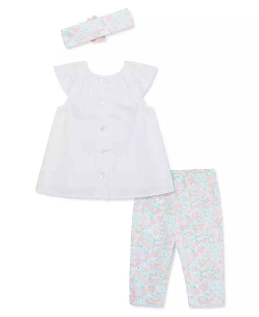 商品Little Me|Baby Girls Daisy Love Tunic with Headband,价格¥155,第2张图片详细描述