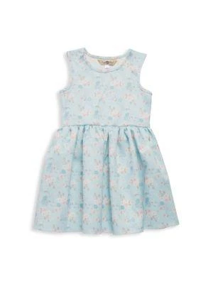 商品Purple Rose|Little Girl's 2-Piece Sleeveless Floral-Print Dress & Solid-Hued Jacket Set,价格¥188,第3张图片详细描述