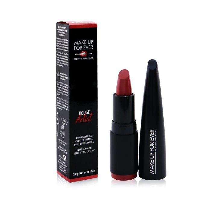 商品Make Up For Ever|Make Up For Ever 绝色大师柔光唇膏 奶霜小黑管 - # 302 Explosive Peach -302 Explosive Peach(3.2g/0.1oz),价格¥230,第2张图片详细描述