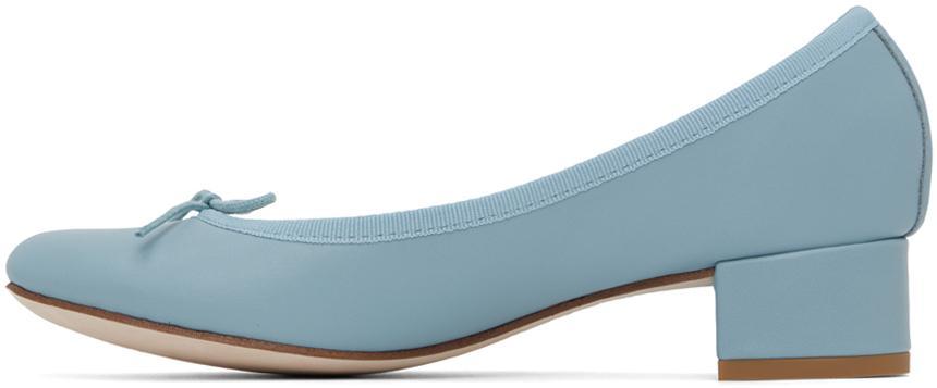 商品Repetto|Blue Camille Ballerina Kitten Heels,价格¥1595,第3张图片详细描述