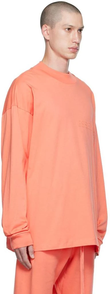商品Essentials|粉色棉质长袖 T 恤,价格¥532,第2张图片详细描述