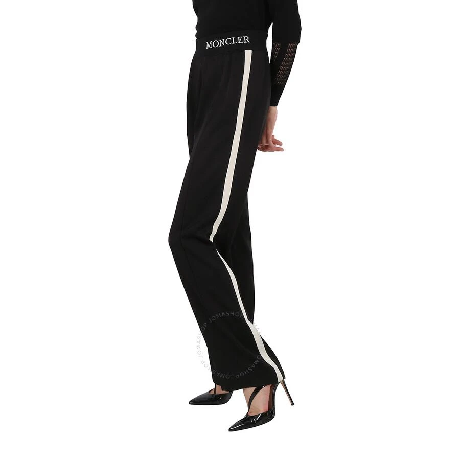 商品Moncler|Ladies Side Stripe Tracksuit Pants in Black,价格¥1496,第3张图片详细描述