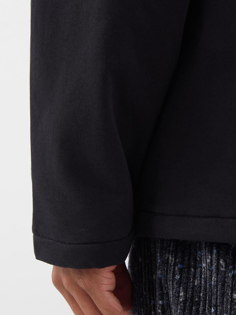 Bricciola cotton-jersey long-sleeved T-shirt商品第3张图片规格展示