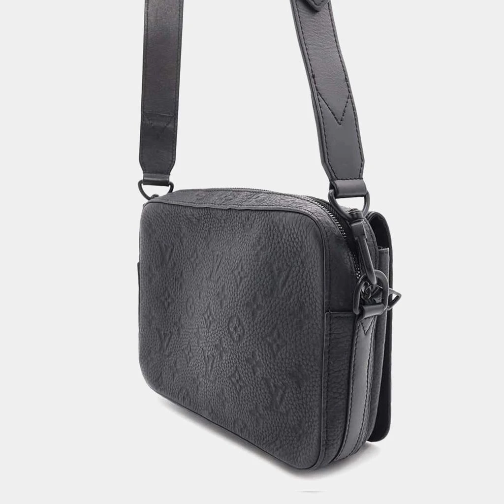 商品[二手商品] Louis Vuitton|Louis Vuitton  Noir Taurillon Leather Steamer Messenger Bag,价格¥19950,第3张图片详细描述