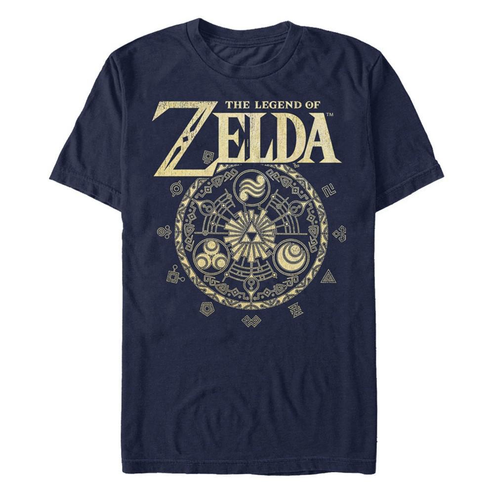 商品Nintendo|Nintendo Men's Legend of Zelda Magic Circle Vector Short Sleeve T-Shirt,价格¥176,第1张图片
