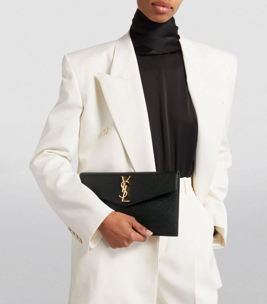 Leather Uptown Clutch Bag 商品