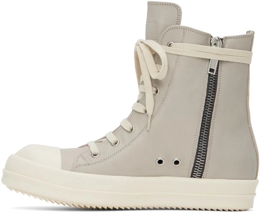 商品Rick Owens|Off-White Washed Calf Sneakers,价格¥8077,第3张图片详细描述