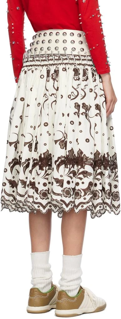商品CHOPOVA LOWENA|White Alma Knee Carabiner Midi Skirt,价格¥12349,第3张图片详细描述