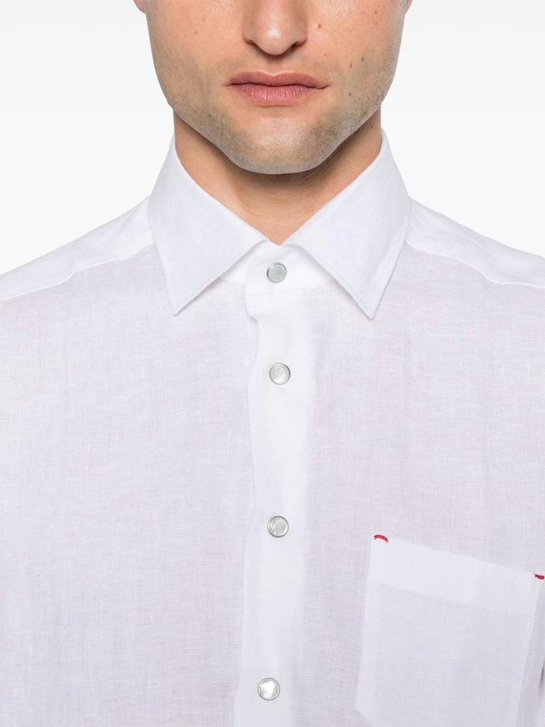 商品Kiton|Linen Shirt,价格¥3109,第5张图片详细描述