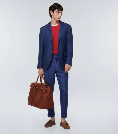 商品Brunello Cucinelli|Linen, wool and silk suit,价格¥36359,第2张图片详细描述