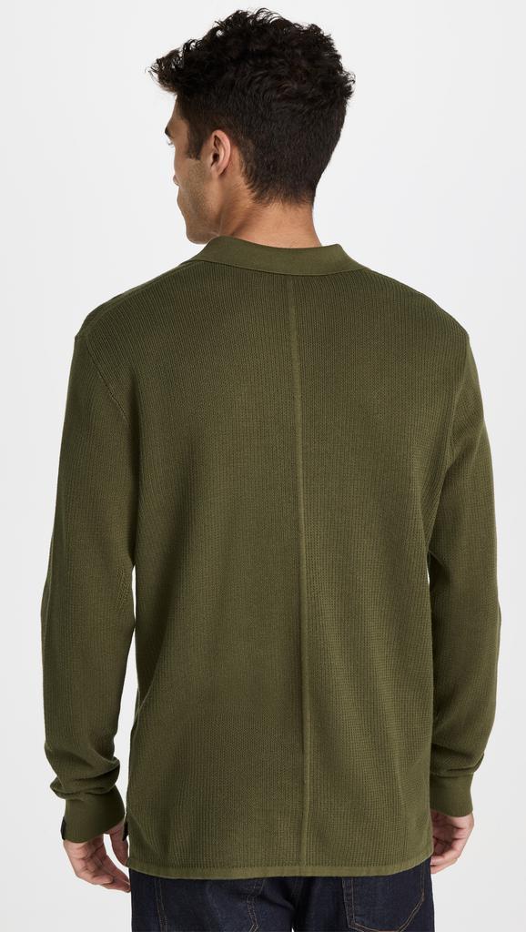 商品Rag & Bone|Rag & Bone Harvey Long Sleeve Polo,价格¥1920,第5张图片详细描述