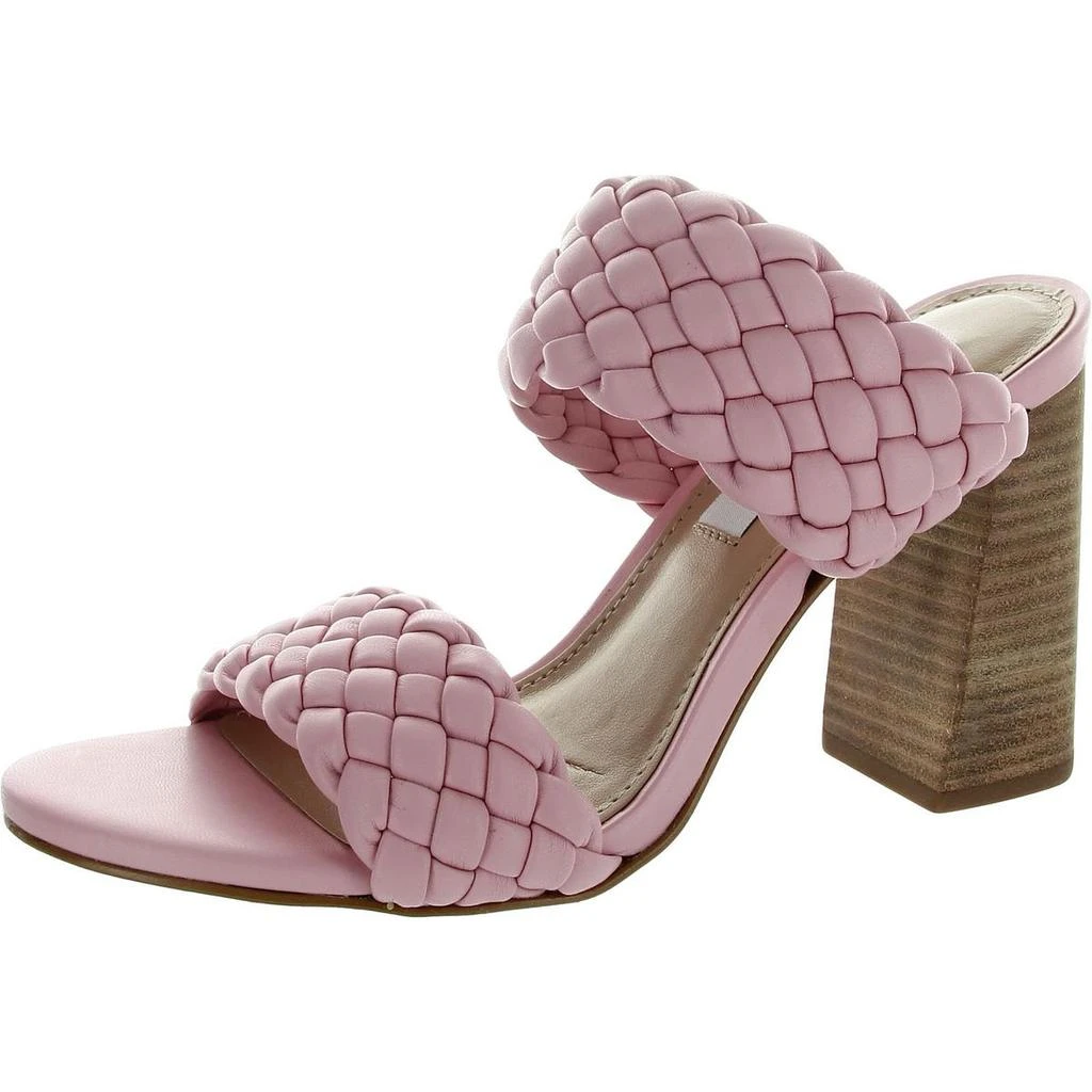 商品Steve Madden|Steve Madden Womens Tielo Woven Faux Leather Heels,价格¥300,第3张图片详细描述