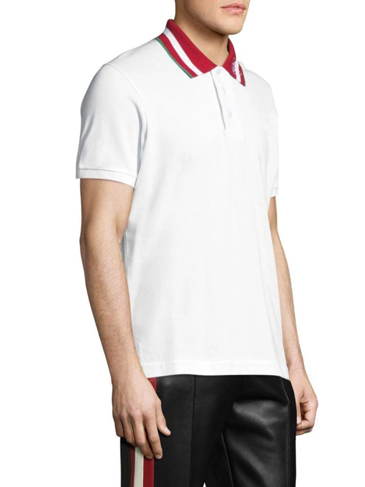 商品Bally|Striped Cotton Polo,价格¥2054,第3张图片详细描述