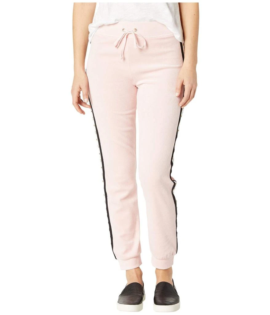 商品Juicy Couture|Track Velour Pearl Embellished Pants,价格¥169,第1张图片