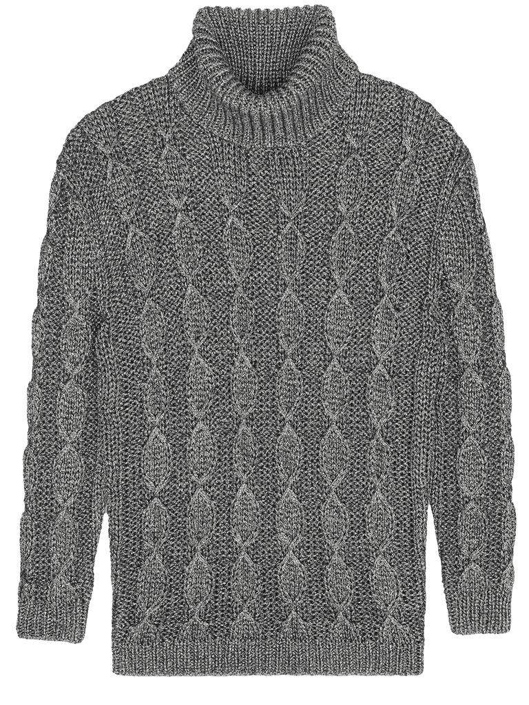Viscose turtleneck sweater商品第1张图片规格展示