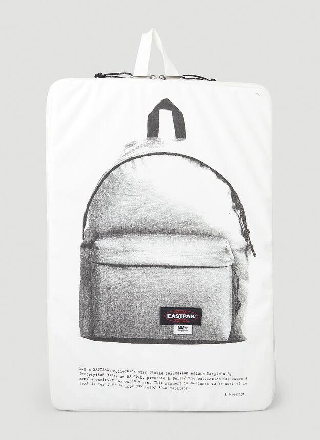 商品MAISON MARGIELA|x Eastpak Poster Backpack in White,价格¥758,第1张图片