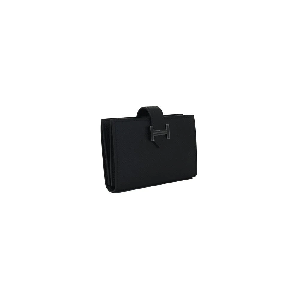 商品Hermes|Hermes Bearn Compact Wallet So Black,价格¥17485,第2张图片详细描述