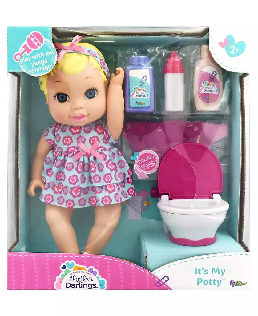 商品Redbox|New Adventures Little Darlings It's My Potty Toy Baby Doll Play Set,价格¥165,第1张图片